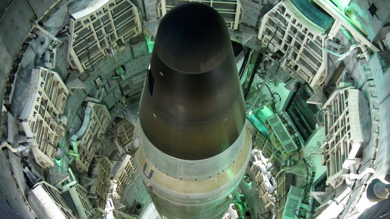 Photo: A view from above the silo housing a Titan II missile at the Titan Missile Museum in Green Valley, Arizona. Credit: Courtesy photo