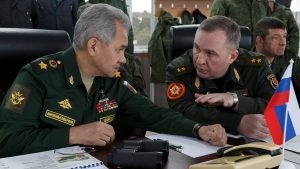 Photo: Russian Defense Minister Sergei Shoigu and Belarusian Defense Minister Viktor Khrenin inspect the troops of the two countries in preparation for the exercise Union Courage-2022. Credit: Russian Ministry of Defence