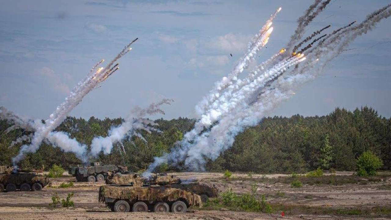 Photo: Polish tanks during an exercise. Credit: Polish MOD via Twitter.