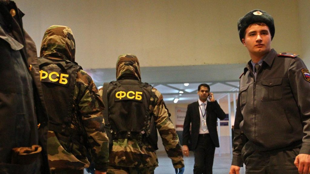 Photo: "Explosion at Domodedovo airport". Law enforcement officers are on duty at Domodedovo airport, where security measures have been strengthened after the explosion. Russia, Moscow region. Credit: RIA Novosti archive, image #846846 / Andrey Stenin / CC-BY-SA 3.0
