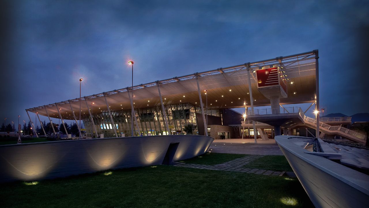 Photo: Terminal building of Tirana International Airport Nënë Tereza Credit: Tirana International Airport