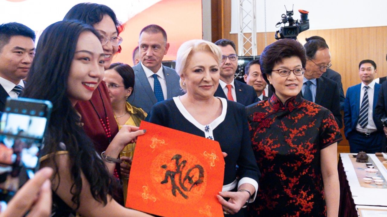Photo: Former Prime Minister Viorica Dăncilă attends the reception marking the National Day of the People's Republic of China. Credit: Prime Minister of Romania's office.
