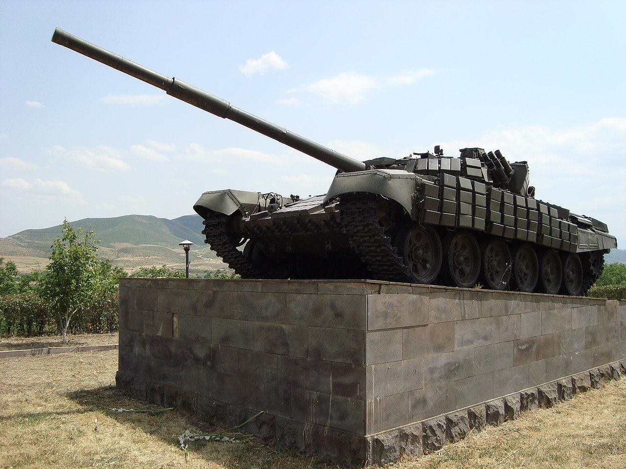 Tank Monument Near Mayraberd Askeran Nagorno Karabakh
