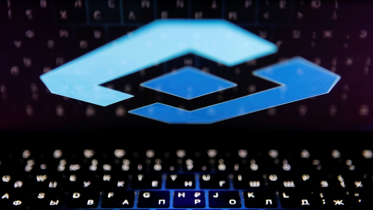 Photo: The logo of Russia's state communications regulator, Roskomnadzor, is reflected in a laptop screen in this picture illustration taken February 12, 2019. Credit: REUTERS/Maxim Shemetov.