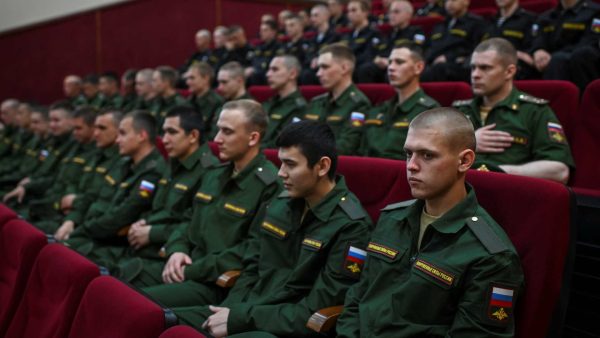 Photo: Russian conscripts attend a ceremony before their departure for garrisons, in Omsk, Russia June 17, 2022. Credit: REUTERS/Alexey Malgavko
