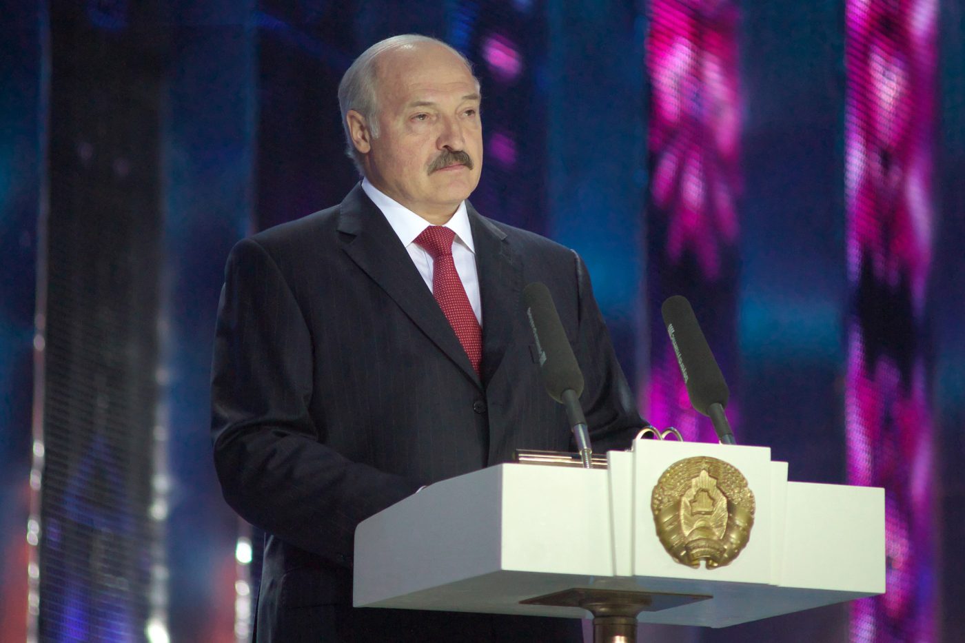 Photo: “President of Belarus Alexander Lukashenko” by Serge Serebro via Vitebsk Popular News under CC BY-SA 4.0.   