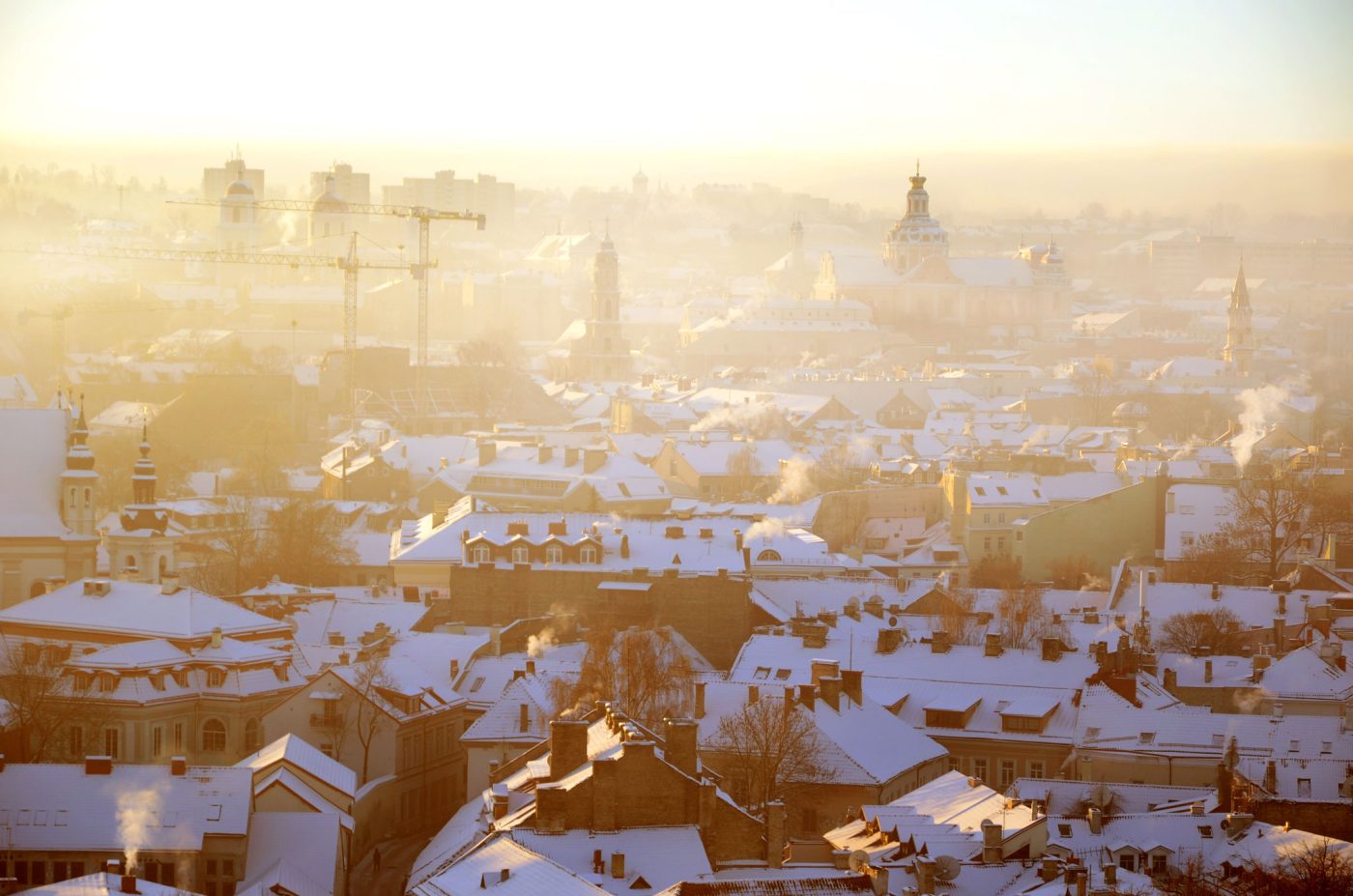 Photo: Foggy Winter Sunrise in Vilnius by domantasm under CC BY 2.0.