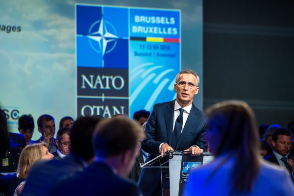 Photo: “NATO Secretary General’s address at the Security Conference” by NATO under CC BY-NC-ND 2.0.
