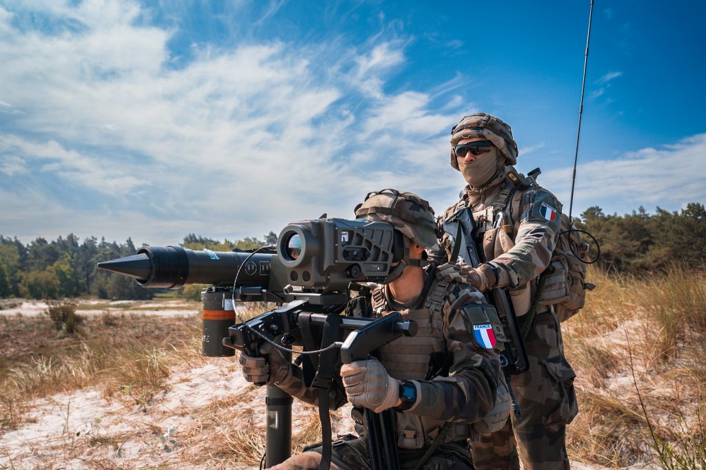 Photo: NATO nations test surface-to-air defence systems in Poland as part of exercise Ramstein Legacy 22 French soldiers scan the horizon for possible threats with the French weapon system during exercise Ramstein Legacy 22. Credit: NATO