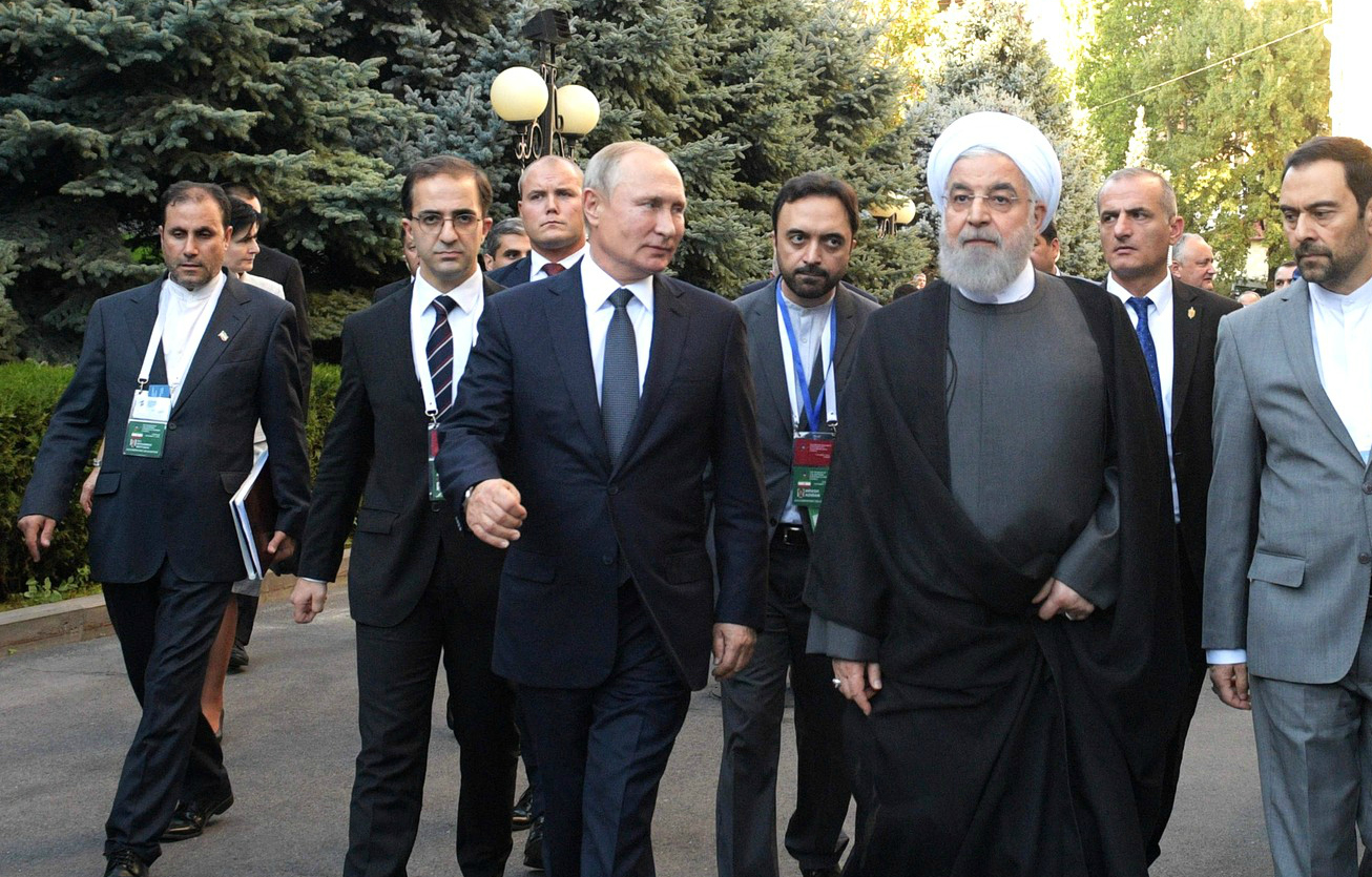 Photo: "Meeting with Iranian President Hassan Rouhani" via the Kremlin under CC BY 4.0.