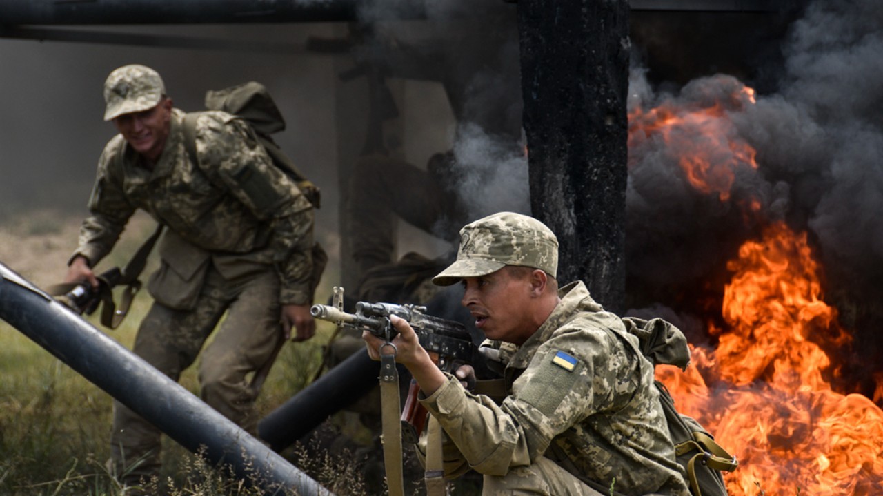 Photo: Ukrainian Airborne Assault Forces on a training exercise. Credit: Airborne Assault Forces of Ukraine.