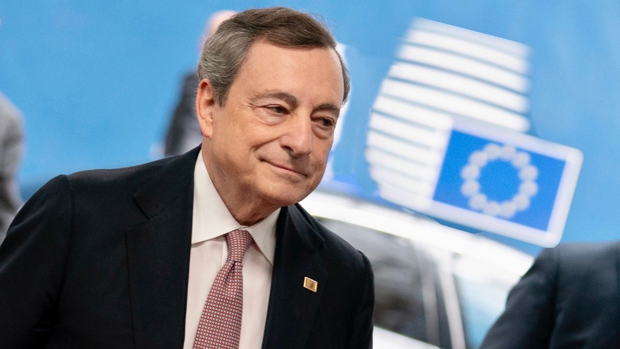 Photo: The President of the Council of Ministers, Mario Draghi, is in Brussels for the special meeting of the European Council, to discuss Ukraine, energy, defense and food security. Credit: Italian Government.
