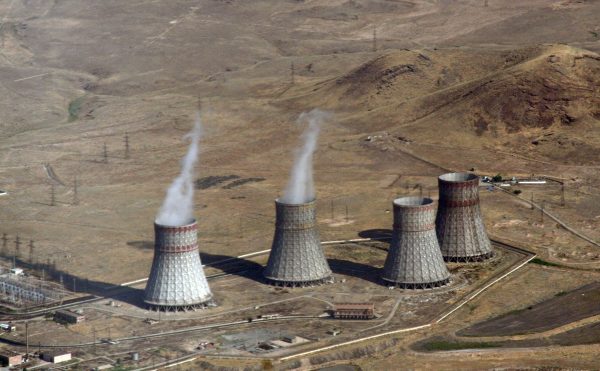 Photo: “Cooling towers of the Armenian Nuclear Power Plant, also known as Metsamor” by Bouarf under CC BY-SA 3.0.