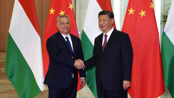 Photo: Chinese President Xi Jinping shakes hands with Hungarian Prime Minister Viktor Orban before the bilateral meeting of the Second Belt and Road Forum at the Great Hall of the People, in Beijing, China April 25, 2019. Credit: Andrea Verdelli/Pool via REUTERS
