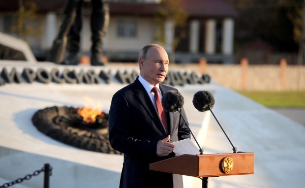 Photo: On National Unity Day, Vladimir Putin visited the memorial complex dedicated to the end of the Civil War in Sevastopol. Credit: Kremlin.ru