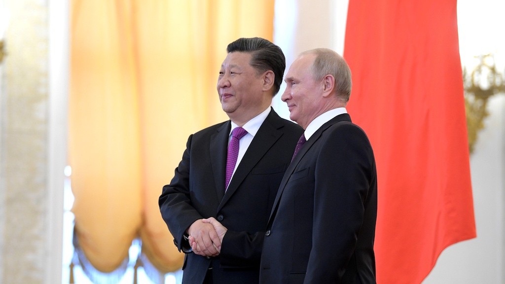Photo: In the Kremlin, Vladimir Putin held talks with President of the People's Republic of China Xi Jinping, who arrived in Russia on a state visit. Credit: Kremlin.ru