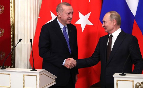 Photo: "Russian-Turkish talks" by kremlin.ru under Public Domain.