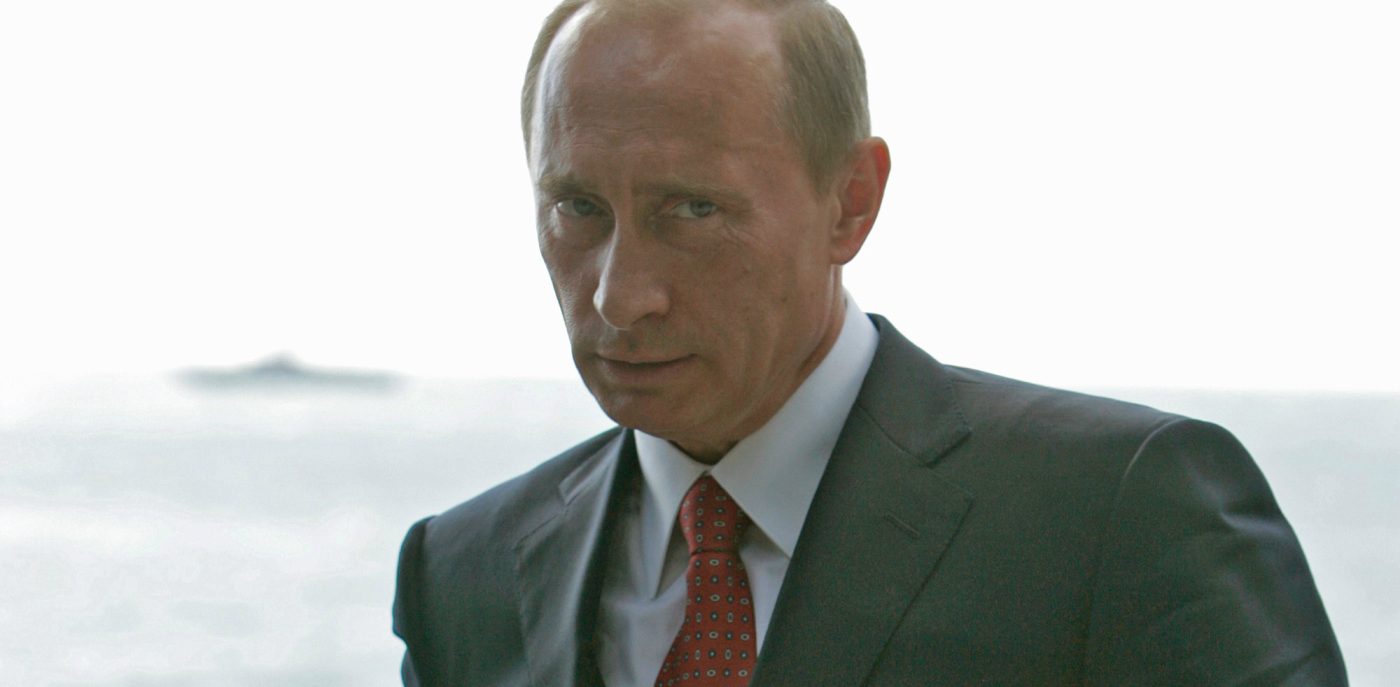 Photo: Vladmir Putin glares into the camera