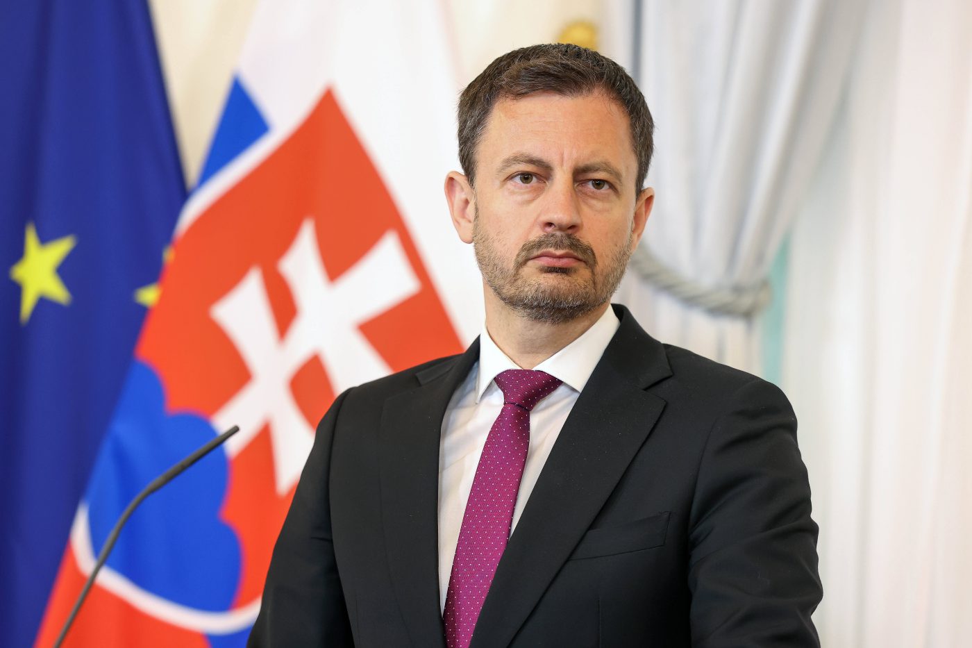 Photo: Slovak Prime Minister Eduard Heger visits Vienna. Credit: Michael Indra/IMAGO