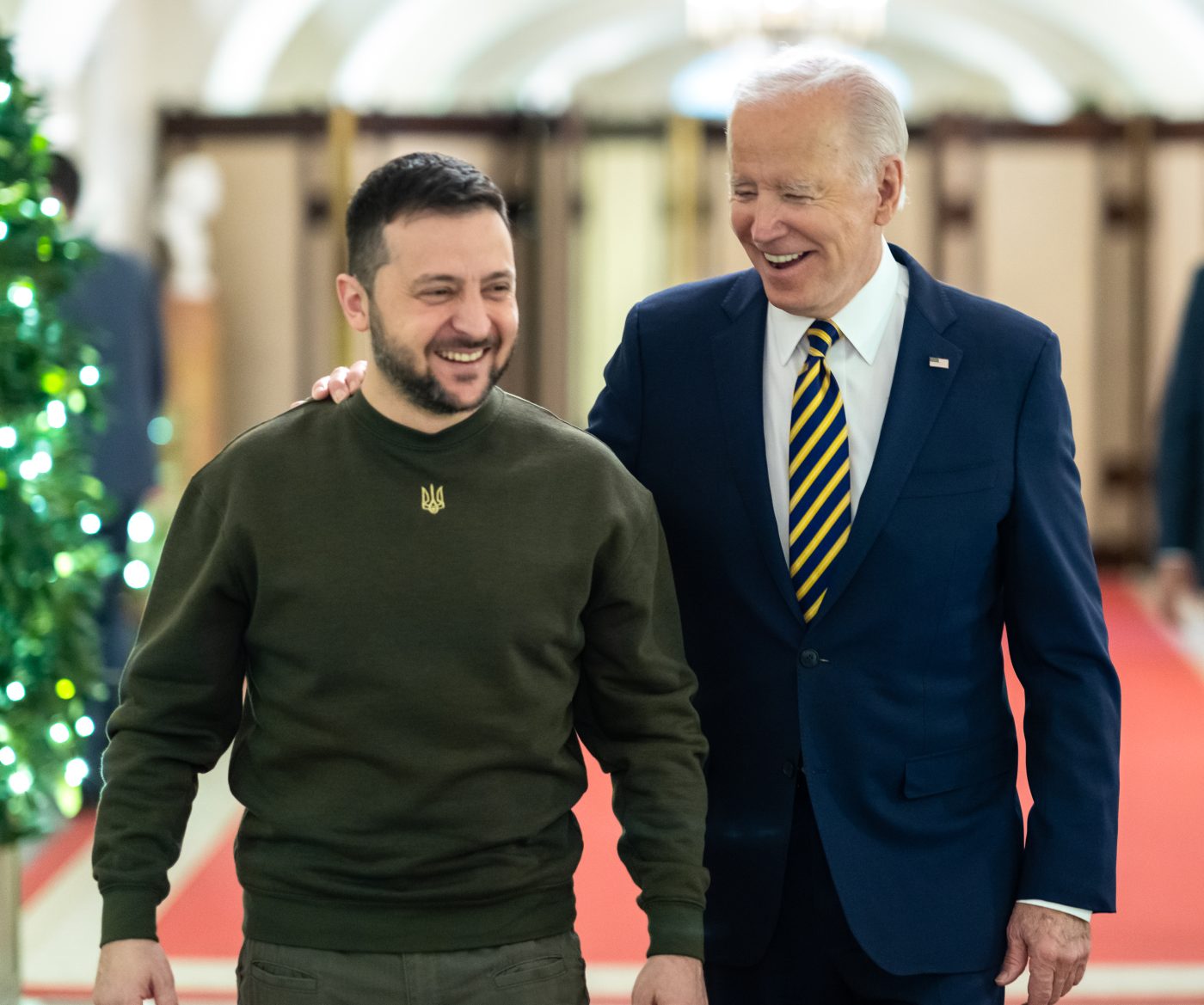 Photo: President of Ukraine Volodymyr Zelenskyy and US President Joe Biden in the White House. Credit: @POTUS via Twitter https://twitter.com/POTUS/status/1605667817558261761/photo/1