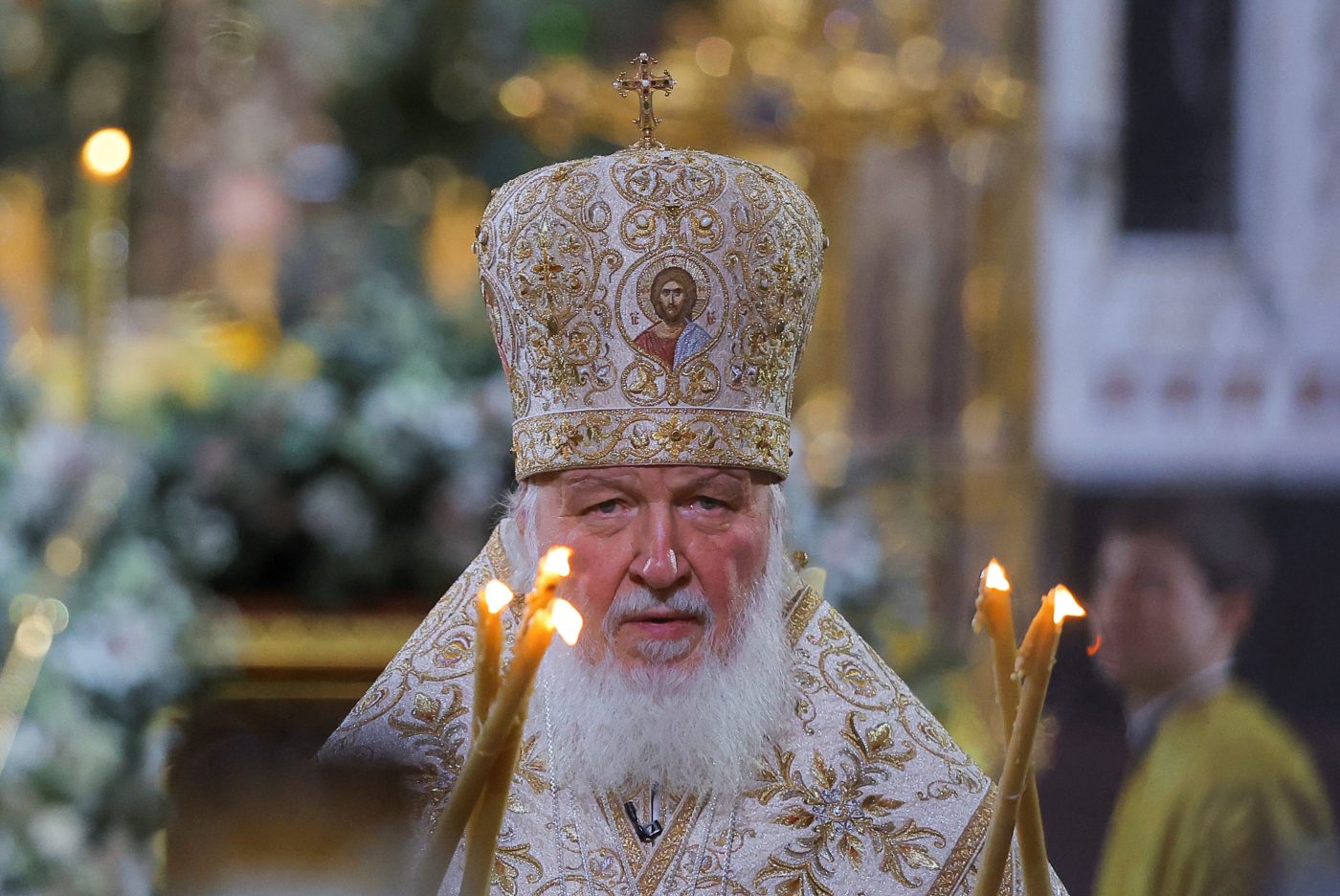 Photo: Patriarch Kirill of Moscow and All Russia conducts the Orthodox Christmas service at the Cathedral of Christ the Saviour in Moscow, Russia, January 6, 2023. Credit: REUTERS/Evgenia Novozhenina
