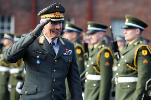 Photo: Chairman of the EU Military Committee in Dublin. Credit: @ChairmanEUMC via Twitter.