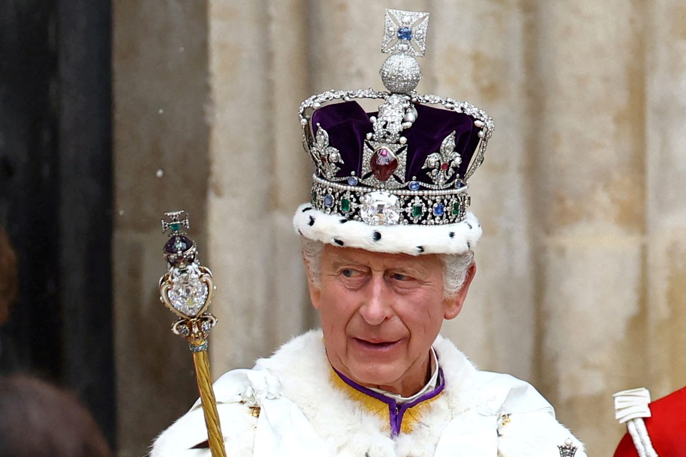 Photo: Britain's King Charles leaves Westminster Abbey following his coronation ceremony in London, Britain May 6, 2023. Credit: REUTERS/Lisi Niesner TPX IMAGES OF THE DAY