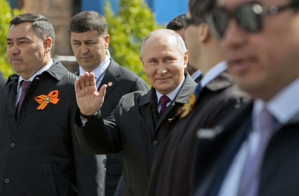 Photo: Russian President Vladimir Putin attends a military parade on Victory Day, which marks the 78th anniversary of the victory over Nazi Germany in World War Two, in Red Square in central Moscow, Russia May 9, 2023. Credit: Sputnik/Yekaterina Shtukina/Pool via REUTERS.
