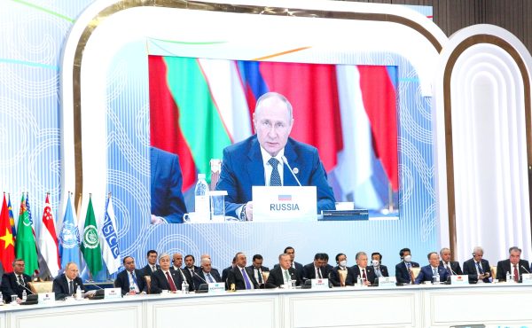 Photo: Summit of the Conference on Interaction and Confidence Building Measures in Asia (CICA). Credit: Konstantin Zavrazhin via Kremlin.ru http://kremlin.ru/events/president/news/69587/photos/69186