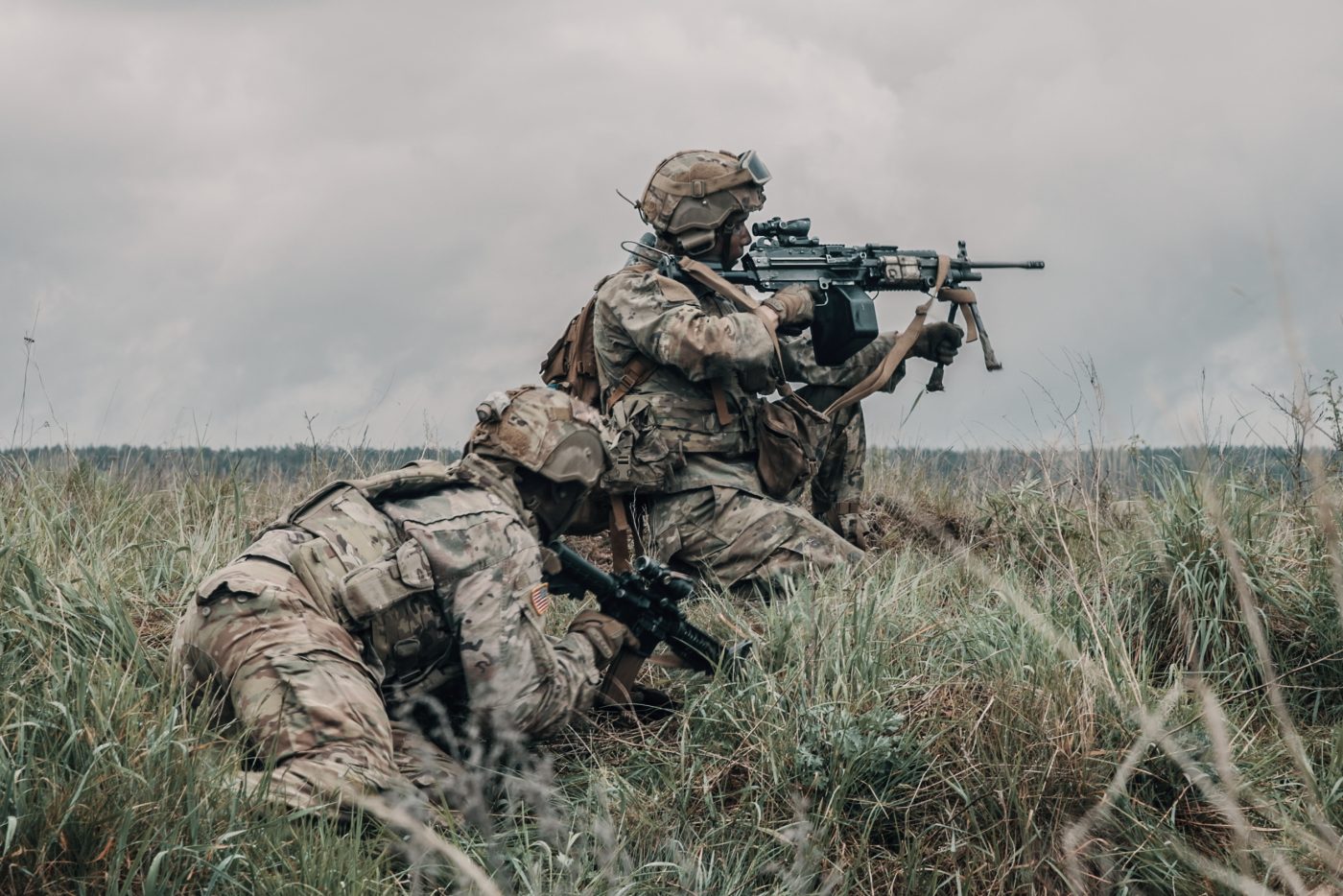 Photo: Soldiers with the US Army’s 2nd Cavalry Regiment participate in a live-fire drill during Exercise Griffin Shock in Bemowo Piskie, Poland. Credit: NATO