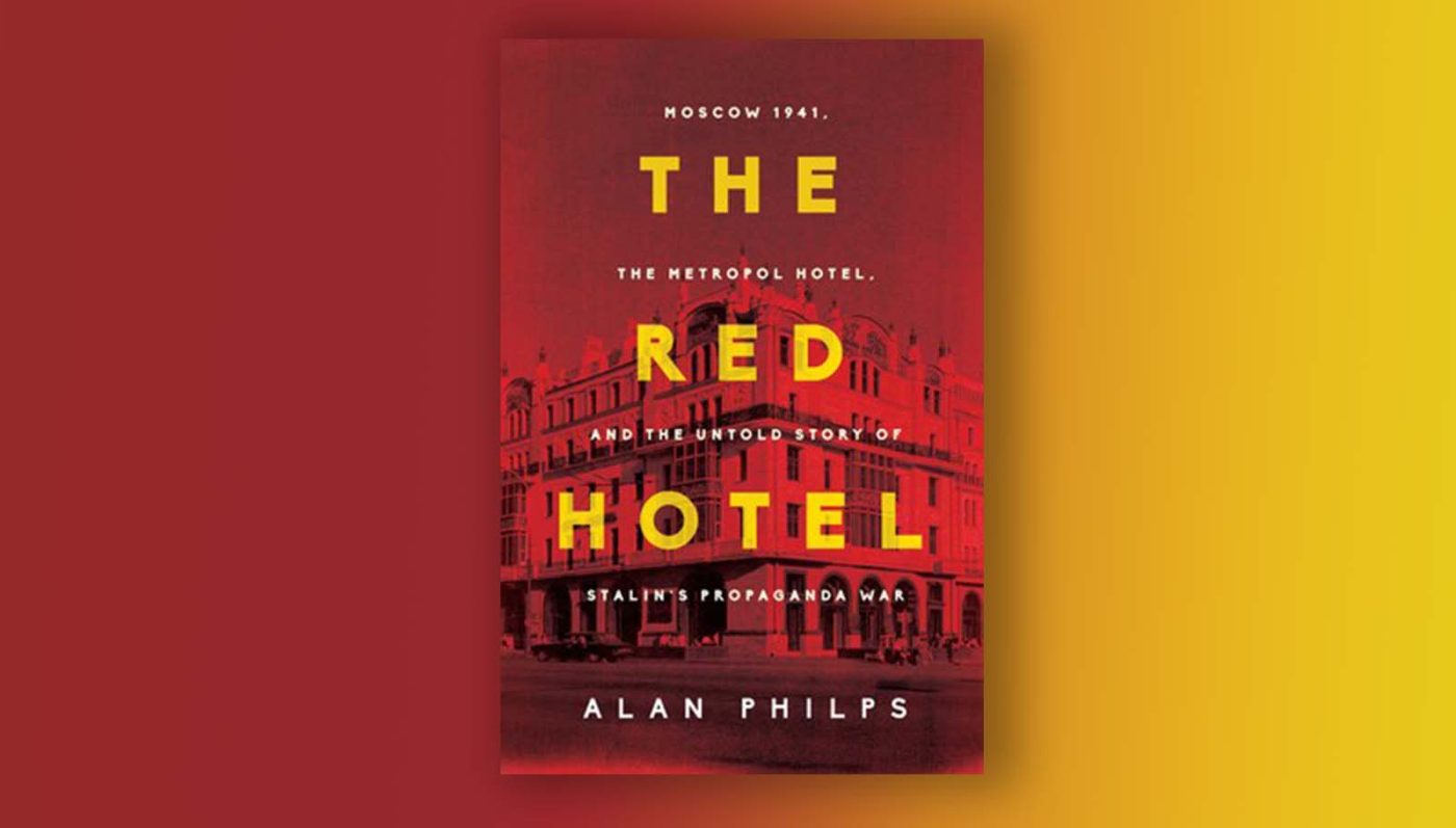 Photo: Graphic picturing The Red Hotel by Alan Philps. Credit: Sarah Krajewski/CEPA.