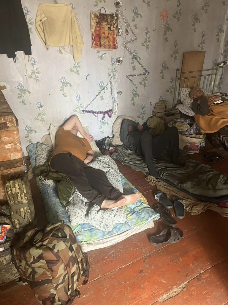 Photo: One of the places where the group of “out of staff” soldiers had to live. Credit: Courtesy of Dmytro Ryabko 