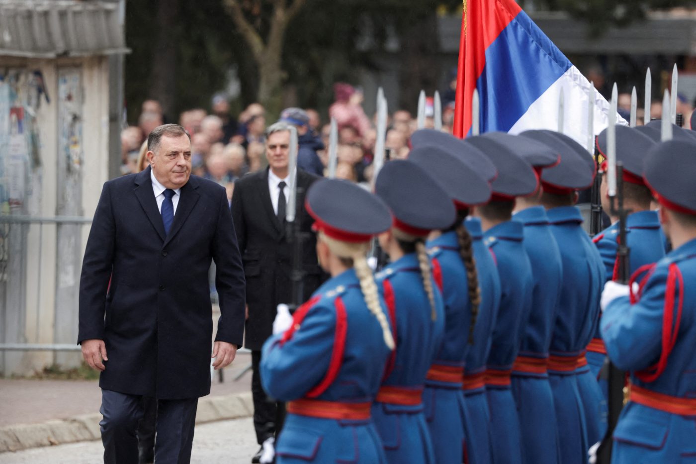 Photo: President of Republika Srpska (Serb Republic) Milorad Dodik attends Serb Republic national holiday, banned by the constitutional court, in East Sarajevo, Bosnia and Herzegovina, January 9, 2023. Credit: REUTERS/Dado Ruvic REFILE-CORRECTING TITLE