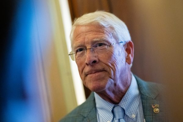 Senator Roger Wicker (R-MS) speaks to media at the US Capitol, in Washington, D.C., on Tuesday, September 5, 2023. Credit: Graeme Sloan/Sipa USA