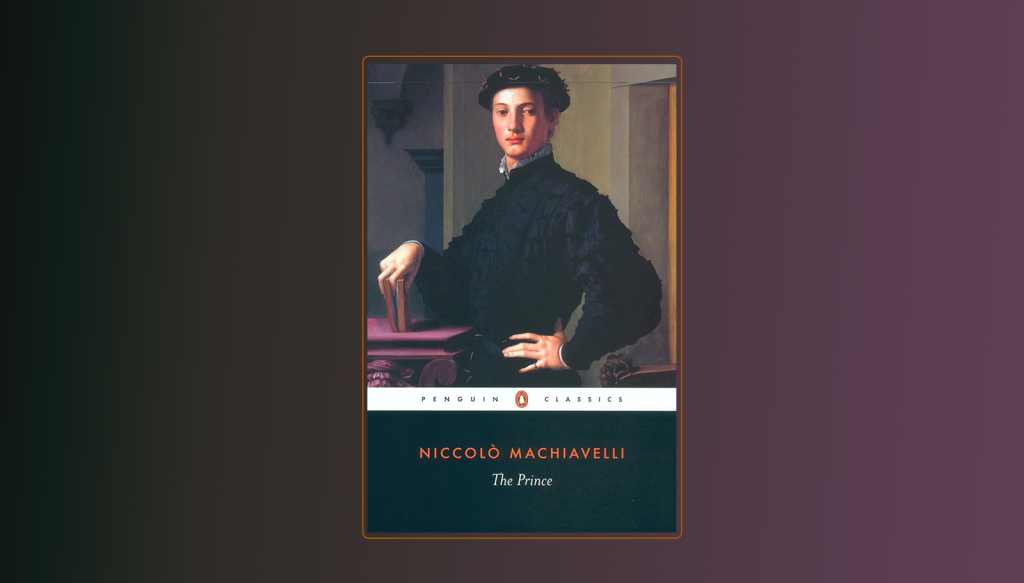 Photo: The Prince by Niccolo Machiavell book cover. Credit: CEPA