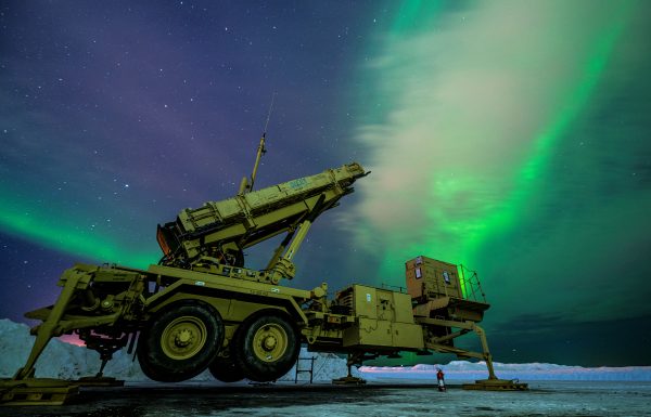 Photo: The northern lights glow behind a Patriot missile M903 launcher station assigned to 5th Battalion, 52nd Air Defense Artillery Regiment, during Exercise ARCTIC EDGE 2022 at Eielson Air Force Base, Alaska, March 5, 2022. Credit: U.S. Air Force/Senior Airman Joseph P. LeVeille/Handout via REUTERS THIS IMAGE HAS BEEN SUPPLIED BY A THIRD PARTY.