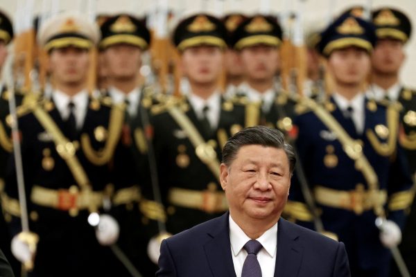 Photo: Chinese President Xi Jinping reviews the honour guard during a welcome ceremony for Uruguayan President Luis Lacalle Pou at the Great Hall of the People in Beijing, China November 22, 2023. Credit: REUTERS/Florence Lo/Pool