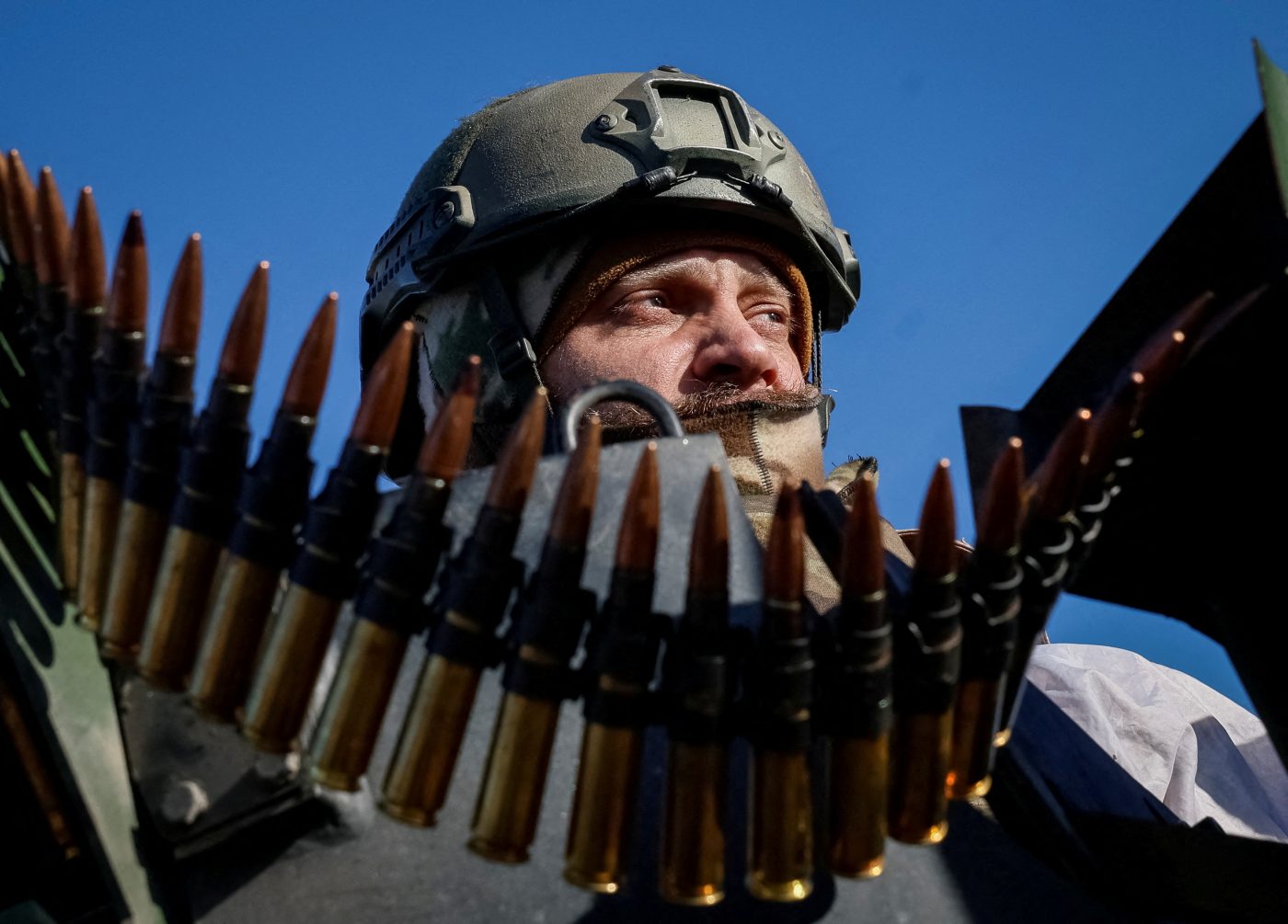 Photo: A Ukrainian serviceman attends military exercises, amid Russia's attack on Ukraine, in Zhytomyr region, Ukraine January 30, 2024. Credit: REUTERS/Gleb Garanich TPX IMAGES OF THE DAY