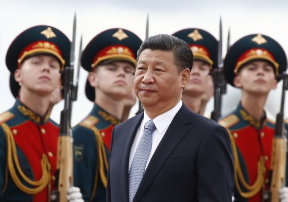Photo: Chinese President Xi Jinping walks past Russian honour guards during a welcoming ceremony upon his arrival at Moscow's Vnukovo airport, Russia July 3, 2017. Credit: REUTERS/Sergei Karpukhin