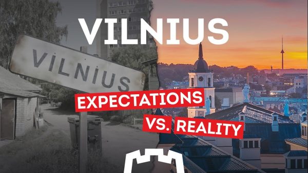 Image: Poster from a tourism advertising campaign to visit Vilnius, Lithuania. Source: Go Vilnius.