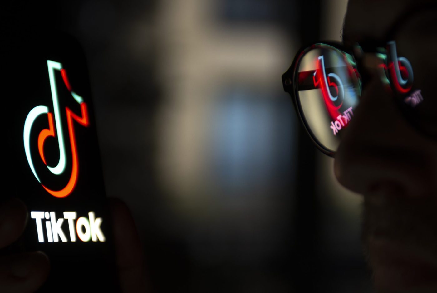 Photo: The TikTok logo is seen on a mobile device in this photo illustration on 16 March, 2024 in Warsaw, Poland. Credit: Jaap Arriens/NurPhoto