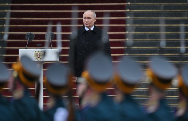 Photo: Russian President Vladimir Putin reviews honour guards of the Presidential regiment following his inauguration ceremony at the Kremlin in Moscow, Russia May 7, 2024. Credit: Sputnik/Ramil Sitdikov/Kremlin via Reuters Connect