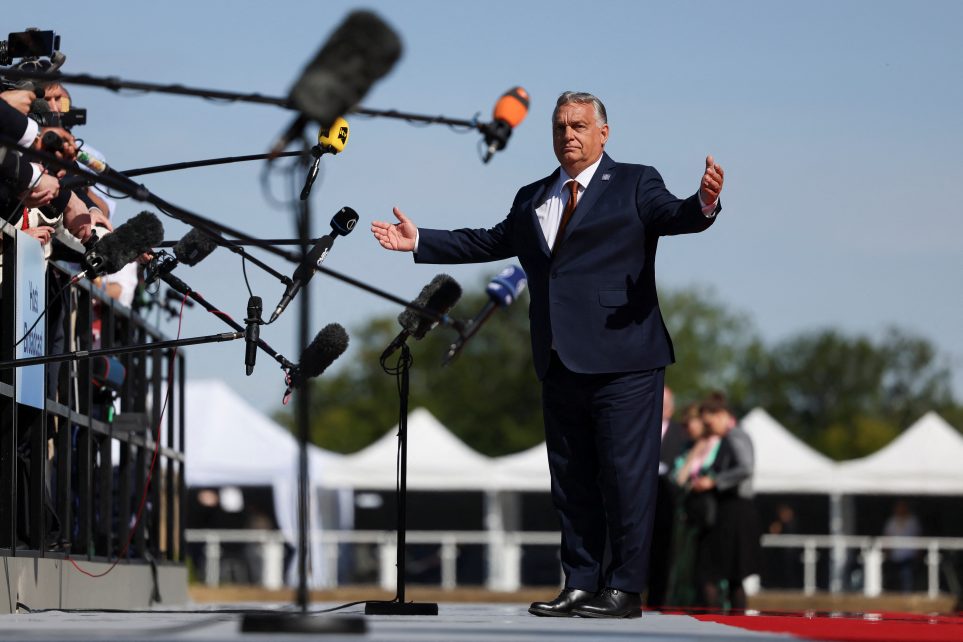 Photo: Hungarian Prime Minister Viktor Orban attends the European Political Community meeting at the Blenheim Palace near Oxford, Britain July 18, 2024. Credit: REUTERS/Hollie Adams