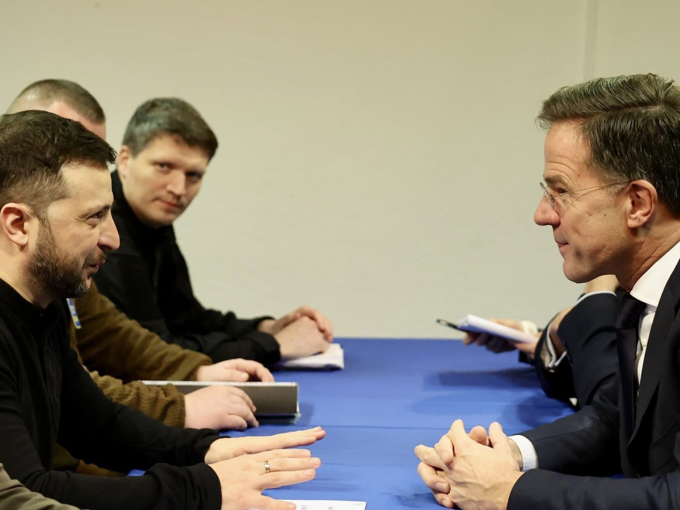 Photo: NATO Secretary General Mark Rutte sits opposite Ukrainian President Volodymyr Zelenskyy. Credit: NATO via X https://x.com/NATOpress/status/1877395740592345278