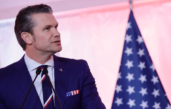 Photo: American Secretary of Defense of Pete Hegseth during the press conference after his meeting with Polish Defense Minister Wladyslaw Kosiniak-Kamysz in Warsaw, Poland on February 14, 2025. Credit: Jakub Porzycki/NurPhoto