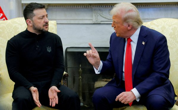 Photo: US President Donald Trump meets with Ukrainian President Volodymyr Zelenskiy at the White House in Washington, D.C., U.S., February 28, 2025. Credit: REUTERS/Brian Snyder/File Photo