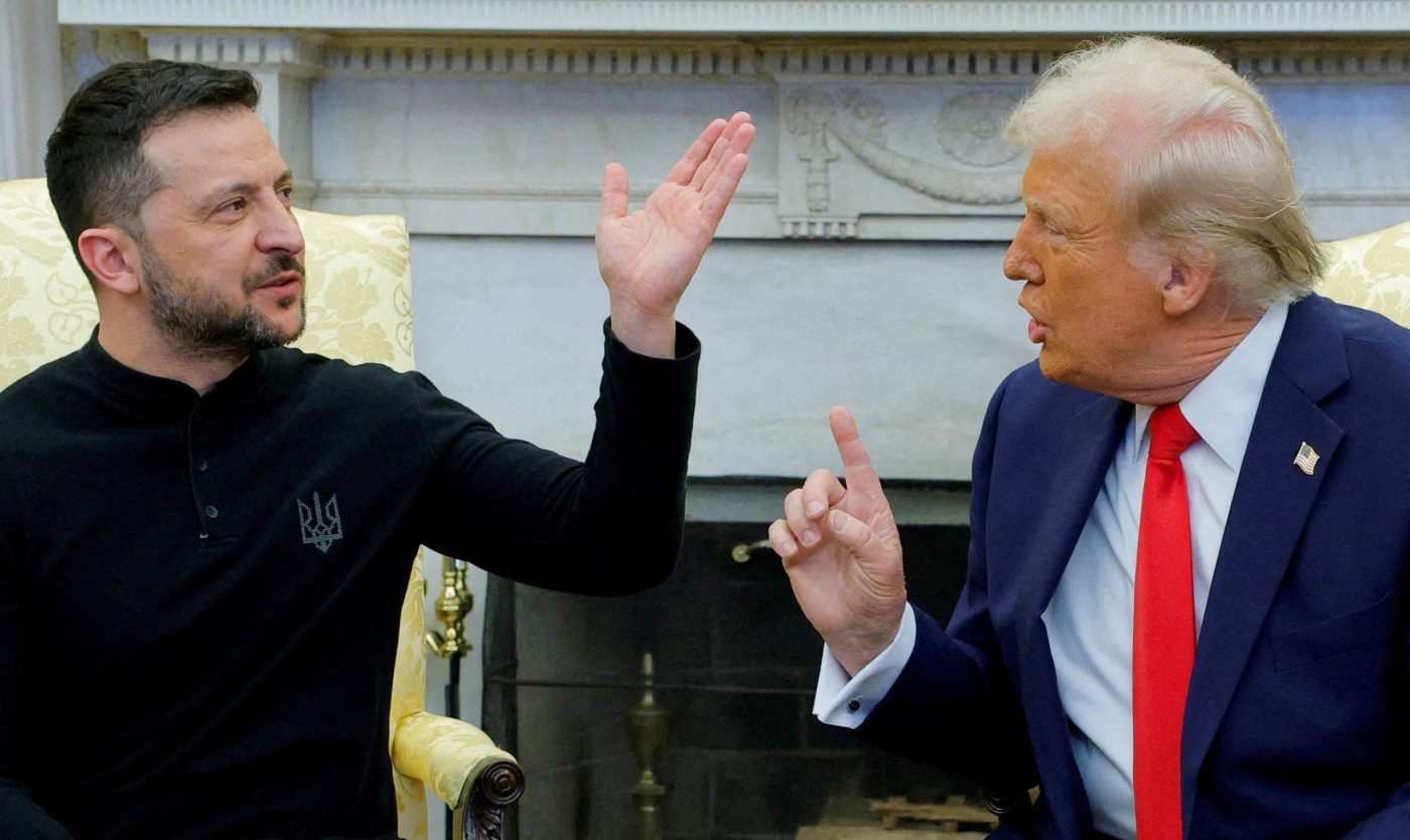 Photo: U.S. President Donald Trump meets with Ukrainian President Volodymyr Zelenskiy at the White House in Washington, D.C., U.S., February 28, 2025. Credit: REUTERS/Brian Snyder