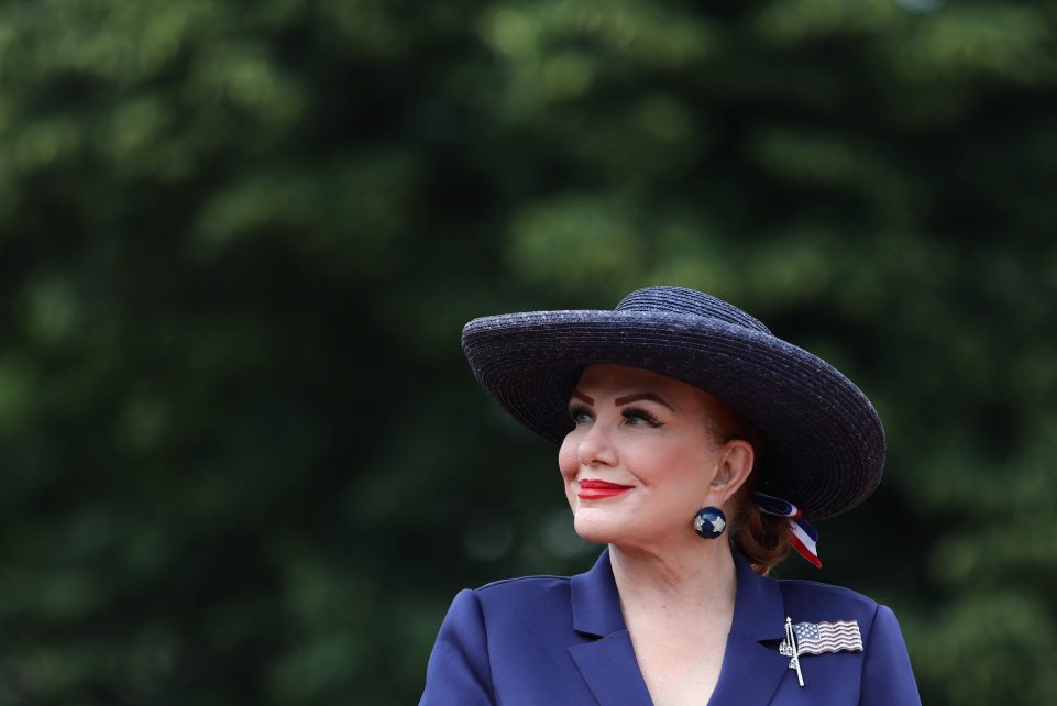 Photo: U.S. Ambassador to Poland Georgette Mosbacher attends a meeting on the U.S. troop deployment in Poland, in Krakow, Poland August 4, 2020. Credit: Jakub Porzycki/Agencja Gazeta/via REUTERS