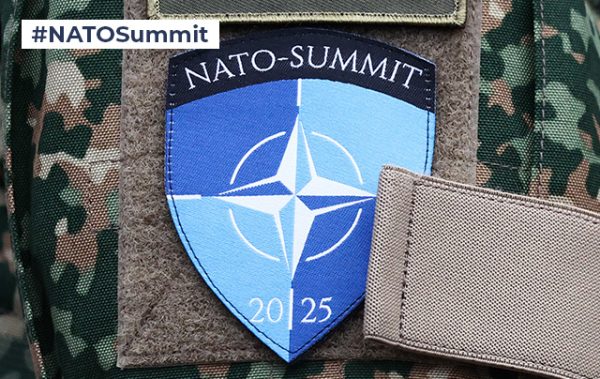 Photo: Security measuers at the venue of the NATO Summit in The Hague, Netherlands on June 24, 2025. Credit: Jakub Porzycki/NurPhoto