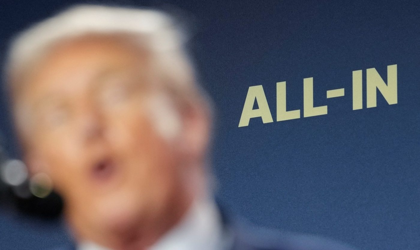 Photo: US President Donald Trump delivers remarks on artificial intelligence at the "Winning the AI Race" Summit in Washington DC, U.S., July 23, 2025. Credit: REUTERS/Kent Nishimura